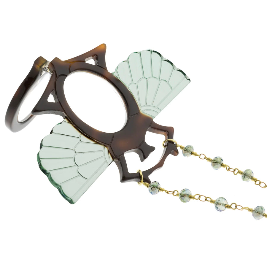 Egyptian Beetle Medallion Glasses Pendant